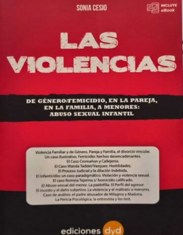 Las violencias de género/femicidio, en la pareja, en la familia, a menores: abuso sexual infantil